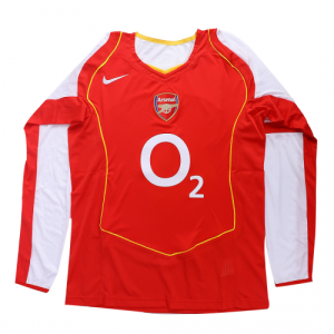 Arsenal 2004/05 Home Retro Jersey (Fan Version, Long Sleeve)