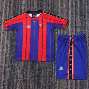 Barcelona 1997/98 Home Kids Kit