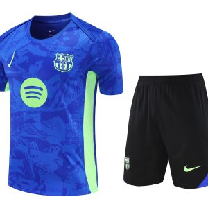 2025/26 Barcelona Short Sleeve Training Suit