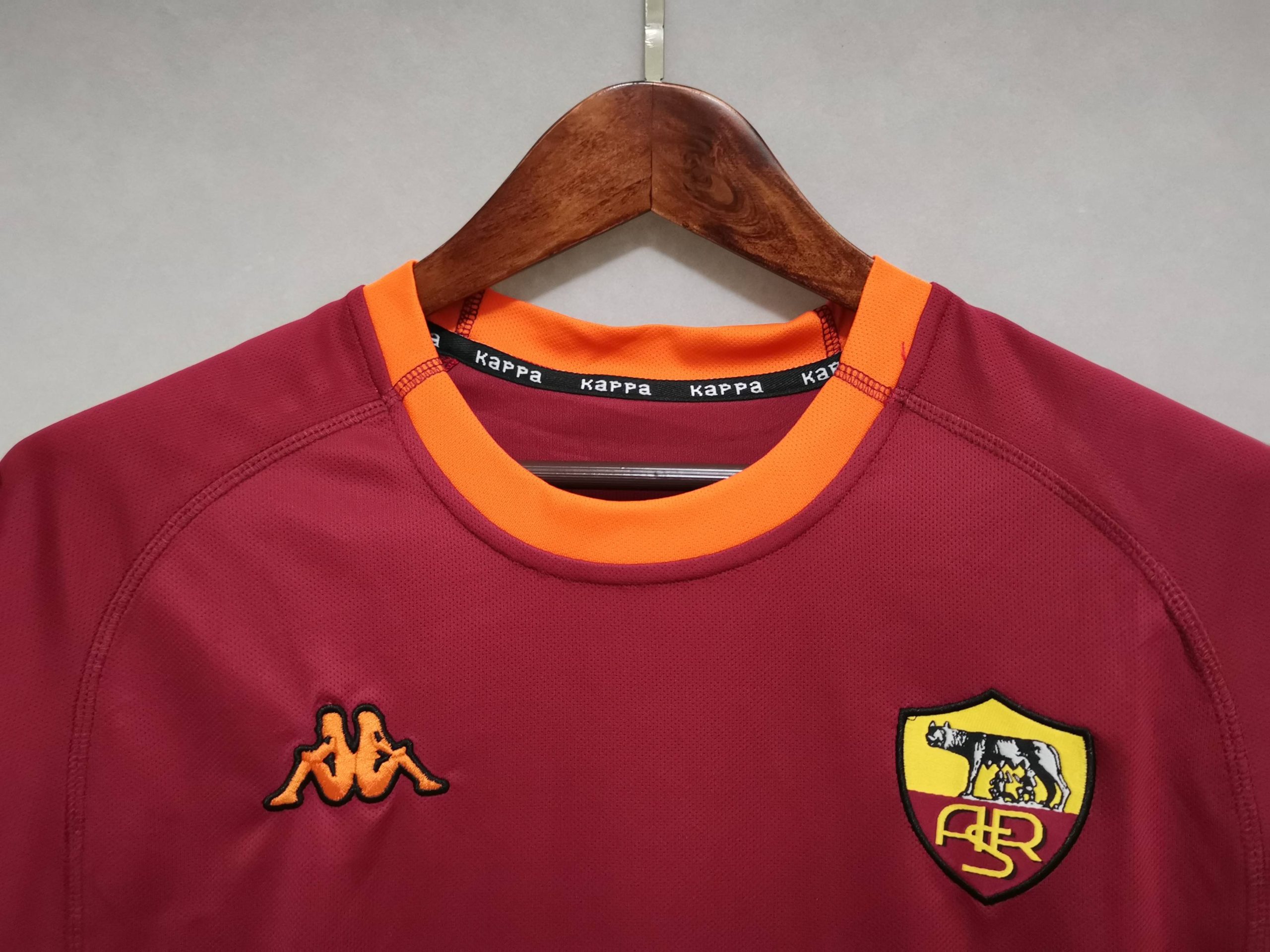 Roma 2000/01 Home Retro Jersey - Image 3