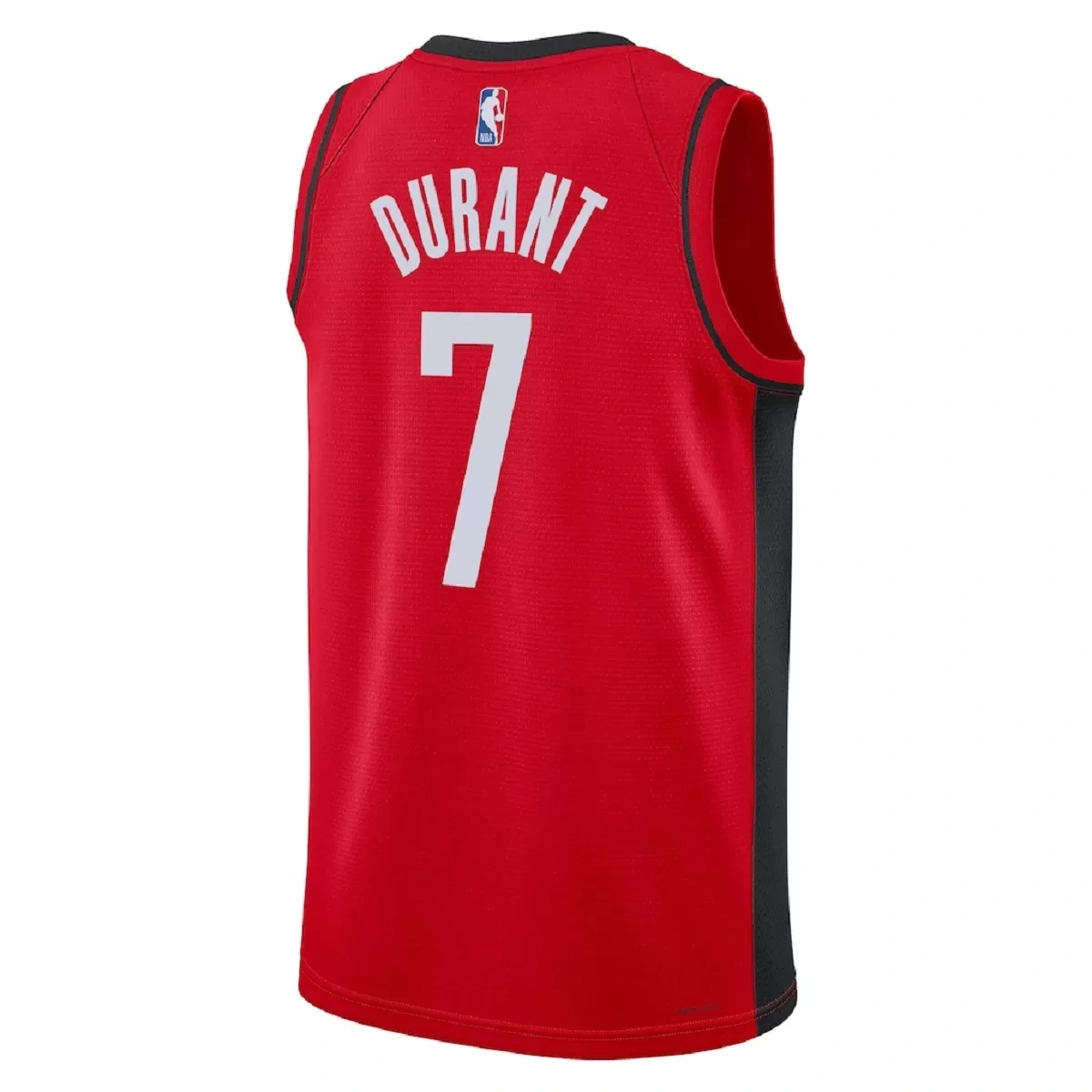Houston Rockets Kevin Durant #7 Red Swingman Jersey - Icon Edition - Image 3
