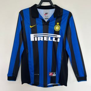Inter Milan 1998/99 Home Retro Jersey (Fan Version, Long Sleeve)