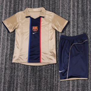 Barcelona 2001/02 Away Kids Kit