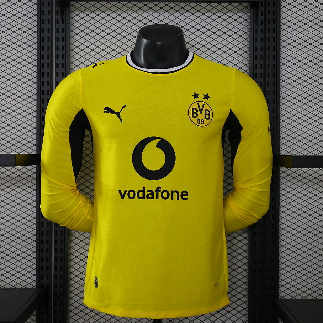 Borussia Dortmund 2026/27 Home Jersey (Player Version, Long Sleeve)