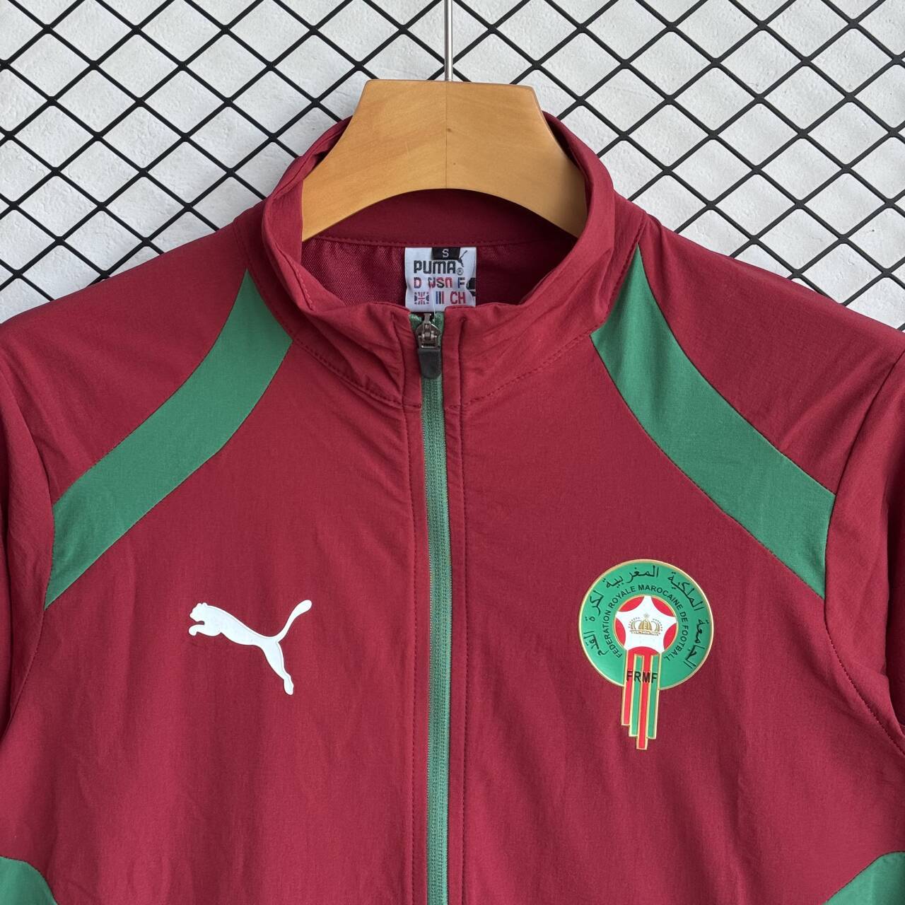 2026 Morocco World Cup Full Zip Windbreaker Coat Set - Image 4