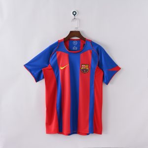 Barcelona 2004/05 Home Retro Jersey (Fan Version)