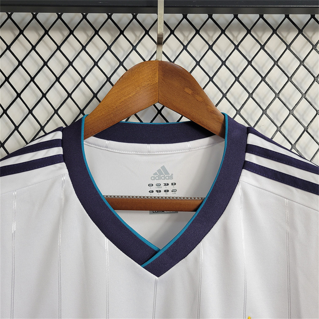 Real Madrid 2012/13 Home Retro Jersey (Fan Version, Long Sleeve) - Image 3
