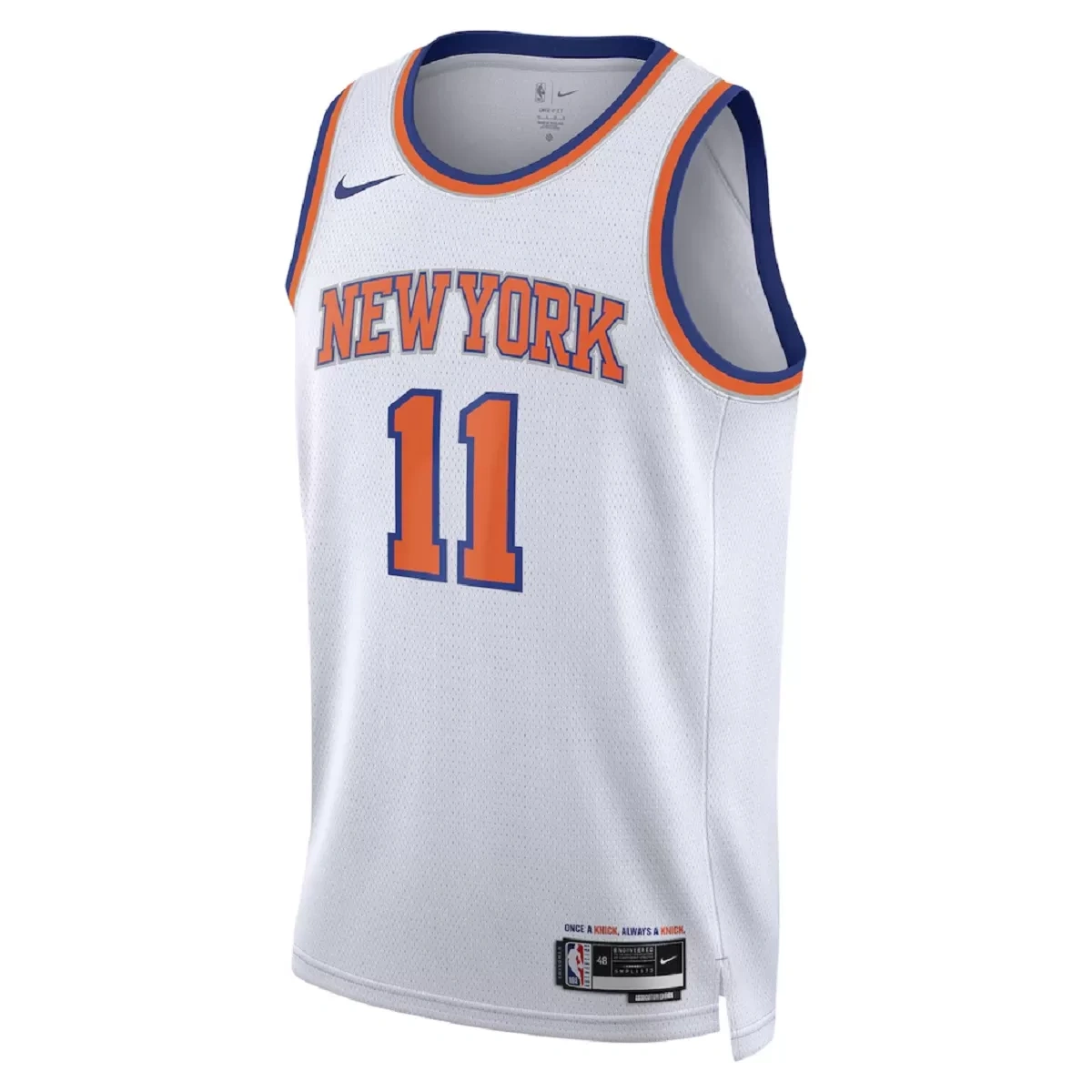 New York Knicks Jalen Brunson #11 White Swingman Jersey - Association Edition - Image 2