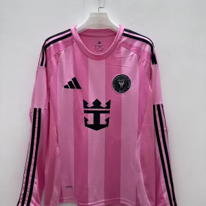 Inter Miami 2025/26 Home Jersey (Fan Version, Long Sleeve)