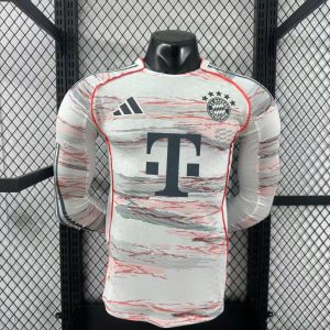 Bayern Munich 2025/26 Away Jersey (Player Version, Long Sleeve)