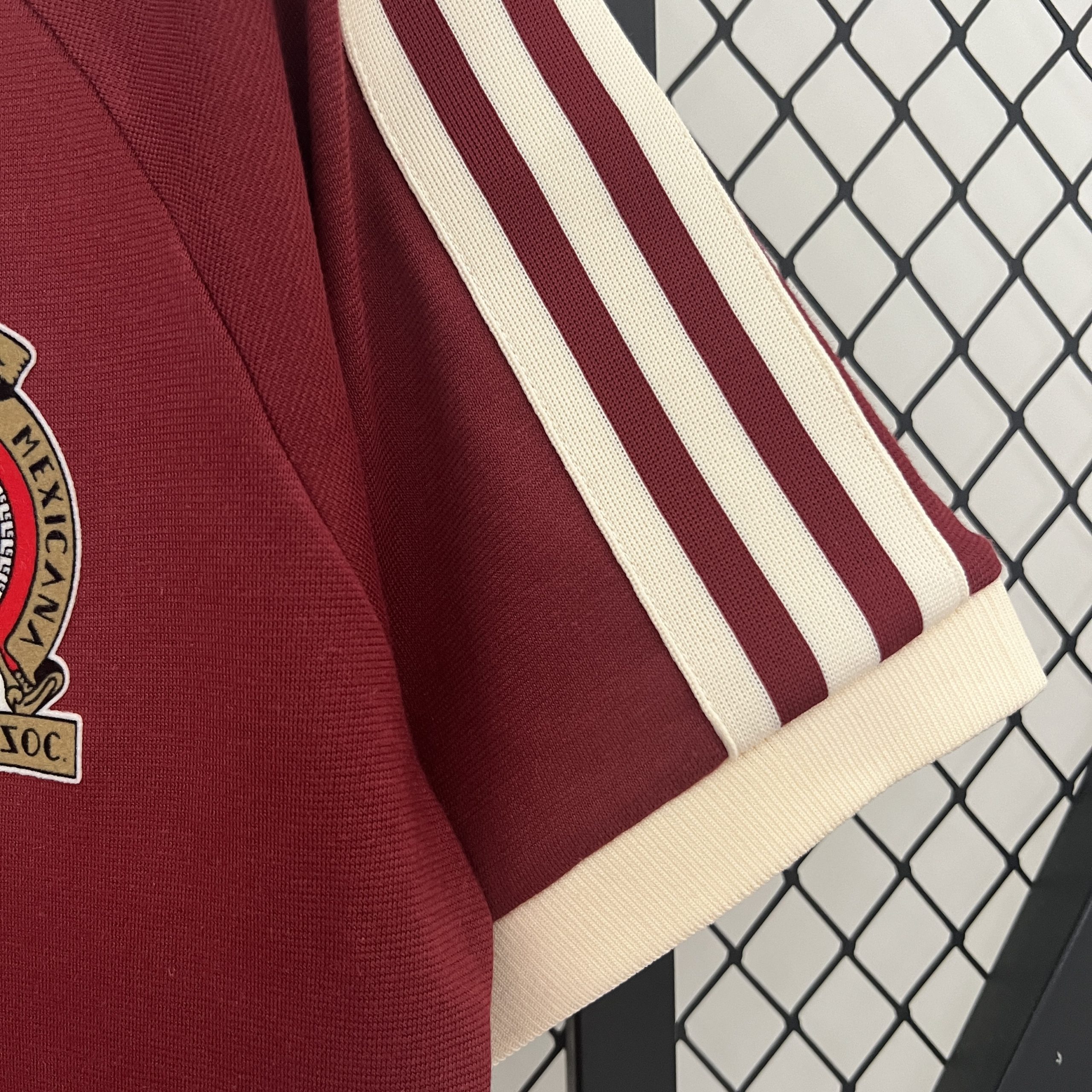 1985 Mexico Retro Jersey Special Edition Red Fan Version - Image 4
