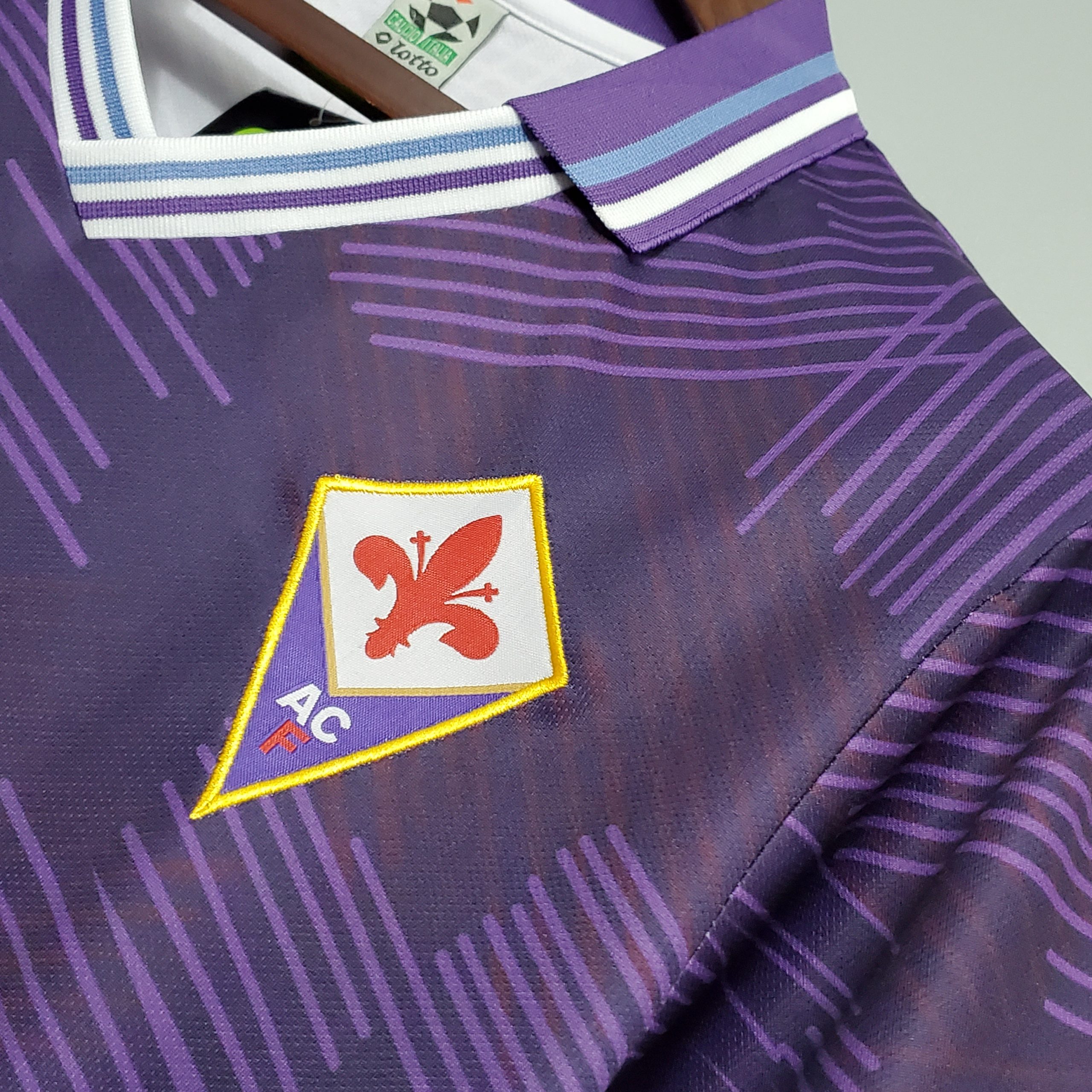 Fiorentina 1992/93 Home Retro Jersey - Image 4