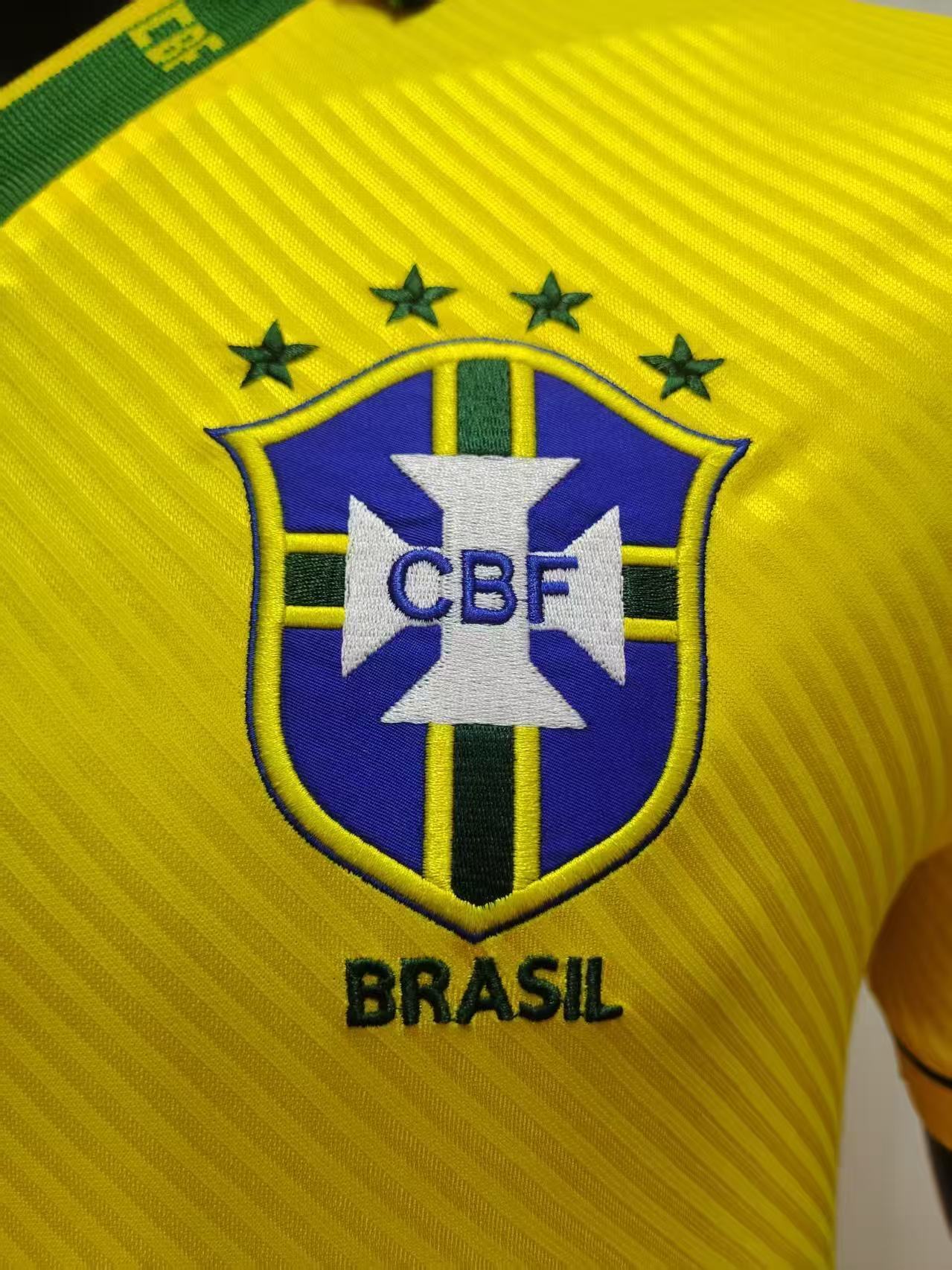 Brazil 1996 Home Retro Jersey (Fan Version) - Image 4