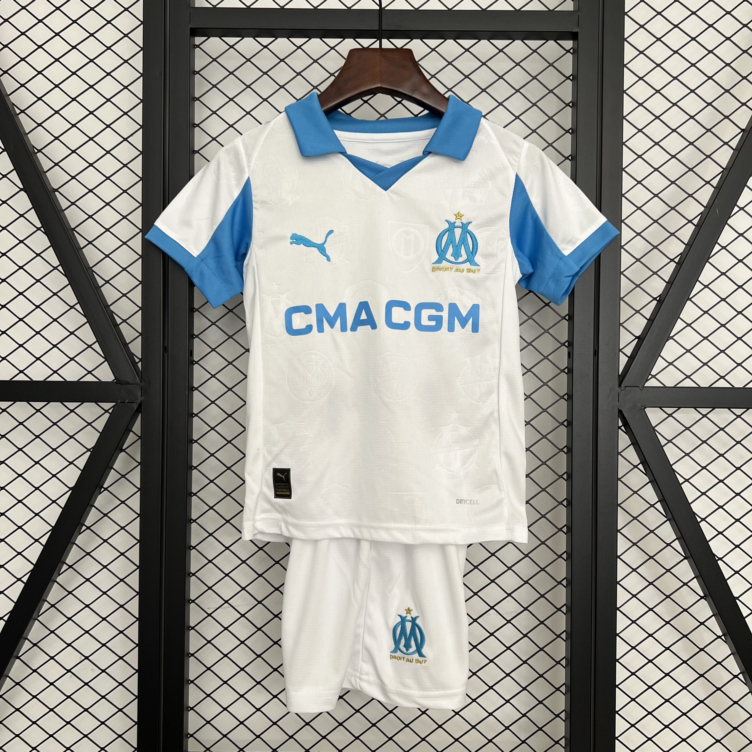 Olympique Marseille 2025/26 Home Kids Kit