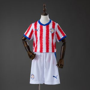 Paraguay 2026 World Cup Home Kids Kit