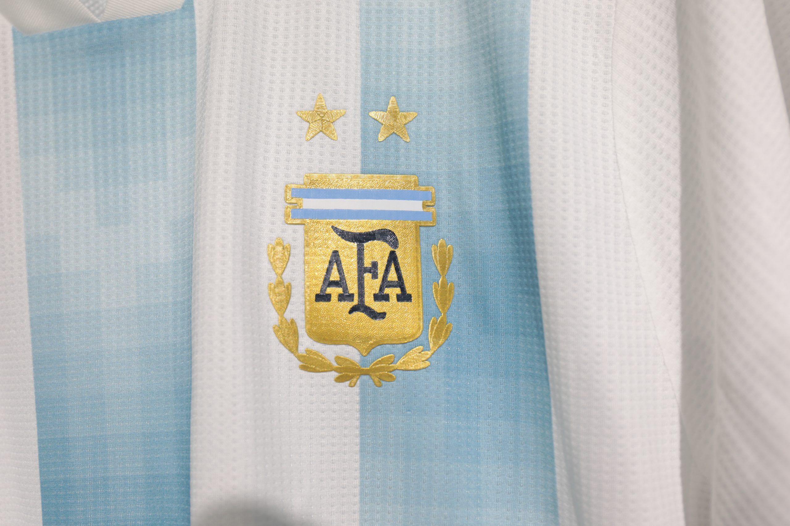 Argentina 2018 World Cup Home Retro Jersey (Player Version) - Image 5