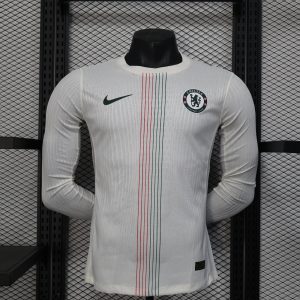 Chelsea 2025/26 Away Jersey (Player Version, Long Sleeve)
