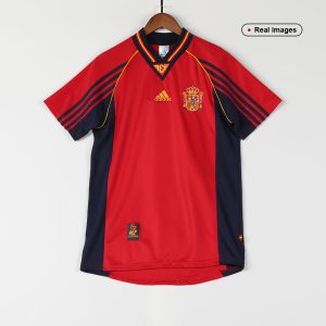 Spain 1998 World Cup Home Retro Jersey