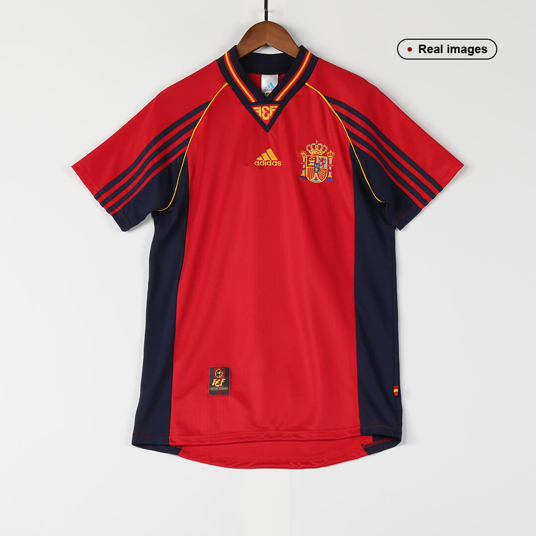 Spain 1998 World Cup Home Retro Jersey