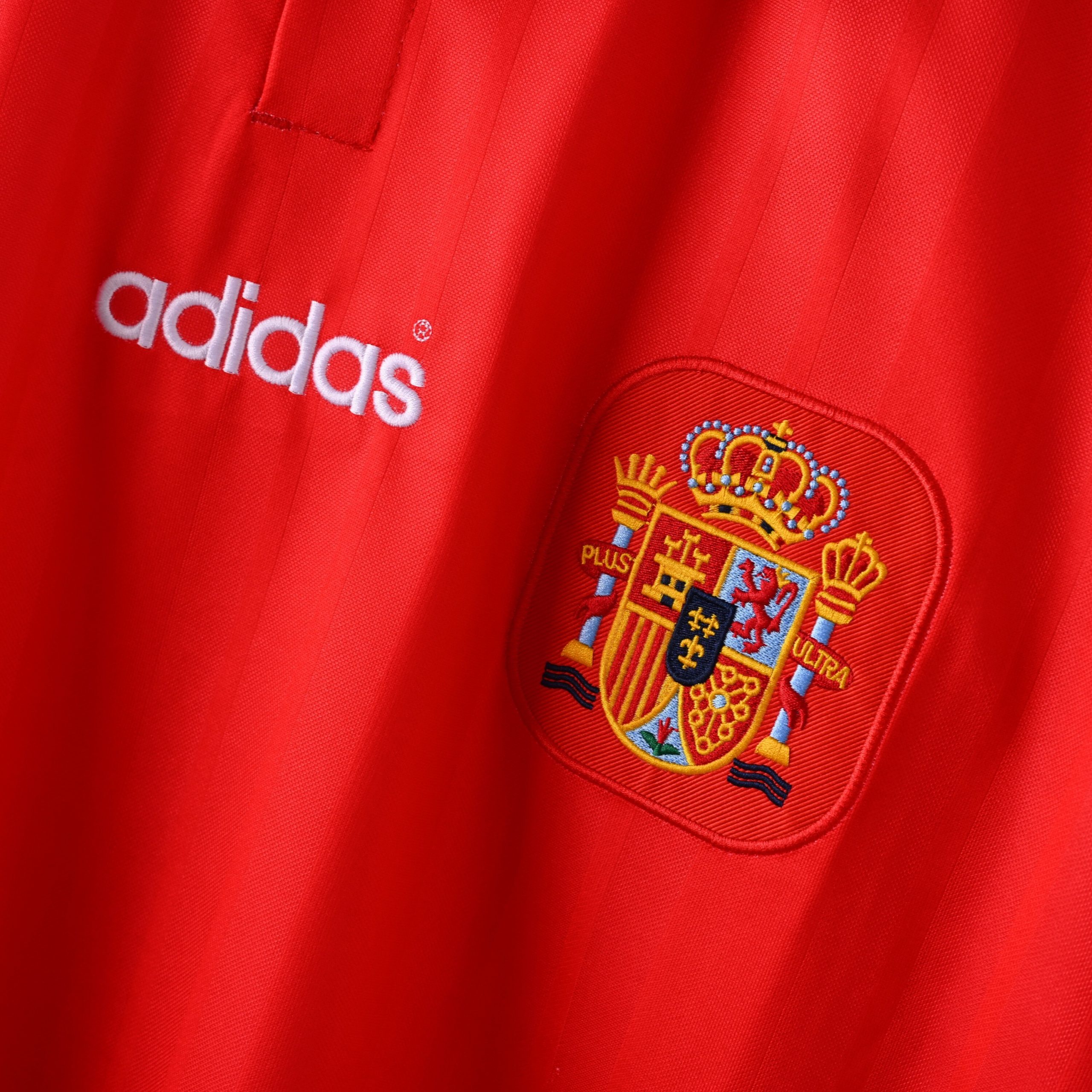 Spain 1994 World Cup Home Retro Jersey - Image 3