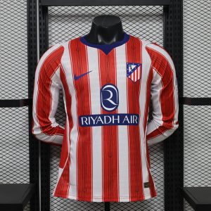 Atletico Madrid 2026/27 Home Jersey (Player Version, Long Sleeve)