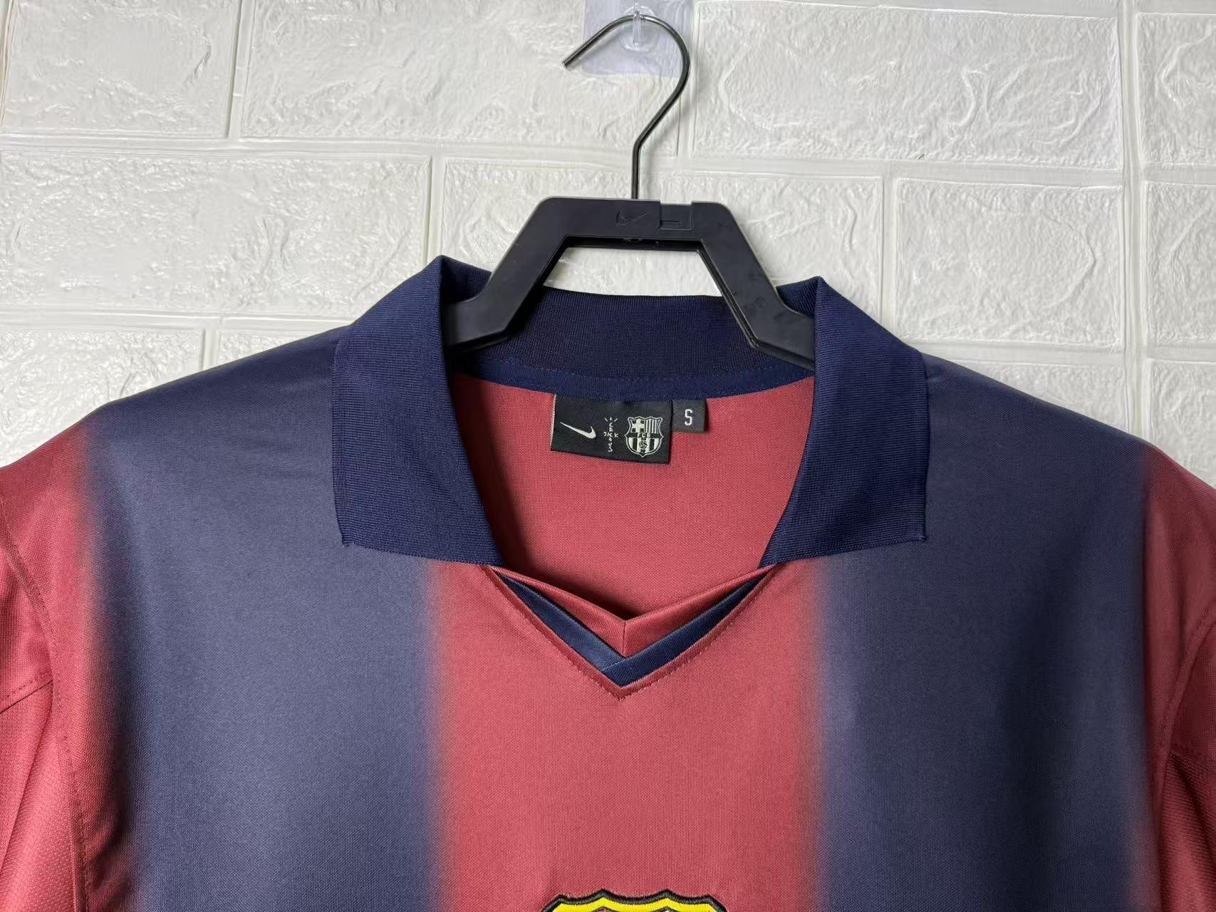 2000/01 Barcelona ✖ TRAVIS SCOTT Special Retro Jersey (Commercial Edition #2) Fan Version - Image 3