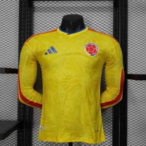 Colombia 2026 World Cup Home Jersey (Player Version, Long Sleeve)