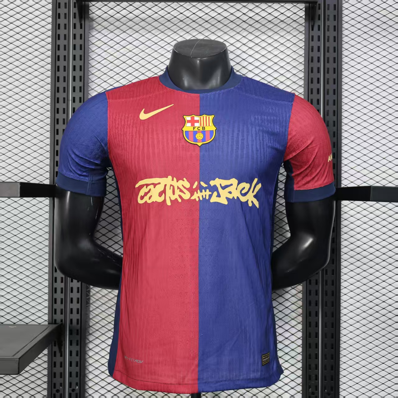 2025/26 Barcelona Home Barça X Spotify X Travis Scott Jersey Player Version