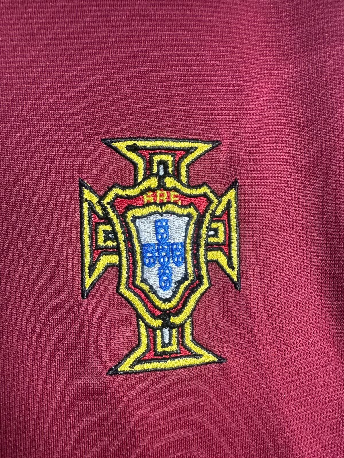 Portugal 2000 Euro Home Retro Jersey - Image 5