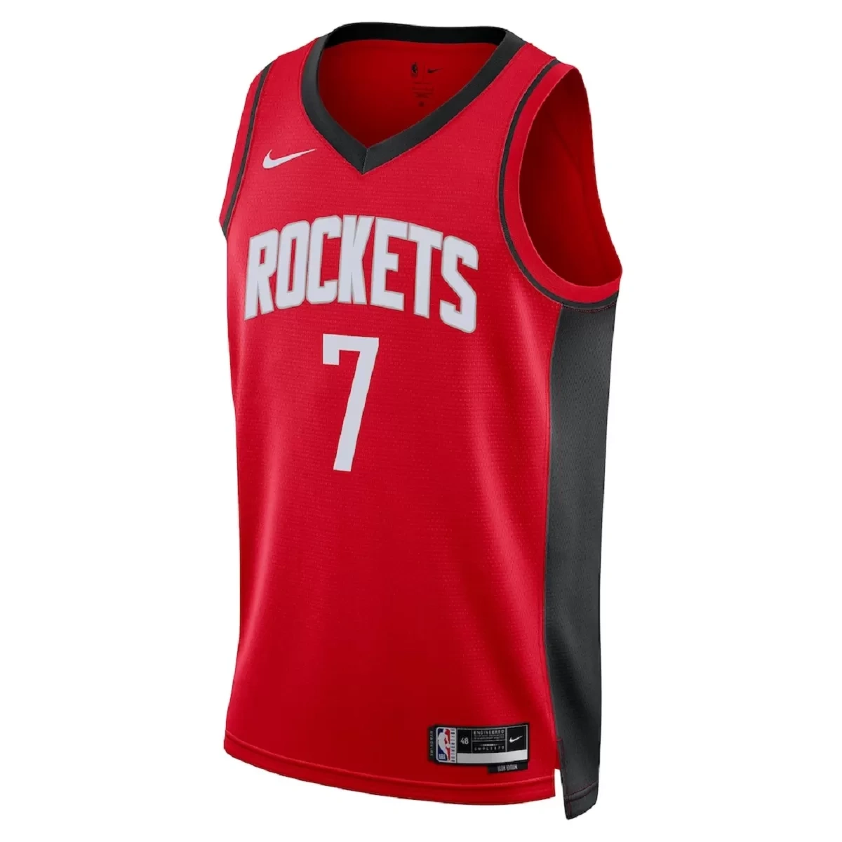 Houston Rockets Kevin Durant #7 Red Swingman Jersey - Icon Edition - Image 2