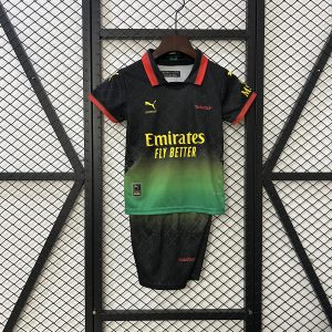 2025/26 AC Milan Black and Green Special Kids Kit