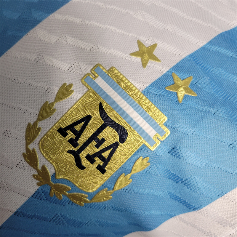 2022 Argentina World Cup 2-Star Home Retro Jersey Player Version - Image 4