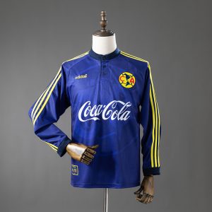 Club America 1997/98 Away Retro Jersey (Fan Version, Long Sleeve)
