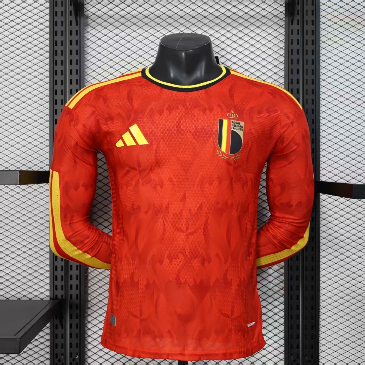 Belgium 2026 World Cup Home Jersey (Player Version, Long Sleeve)
