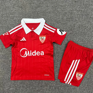 Sevilla 2025/26 Away Kids Kit
