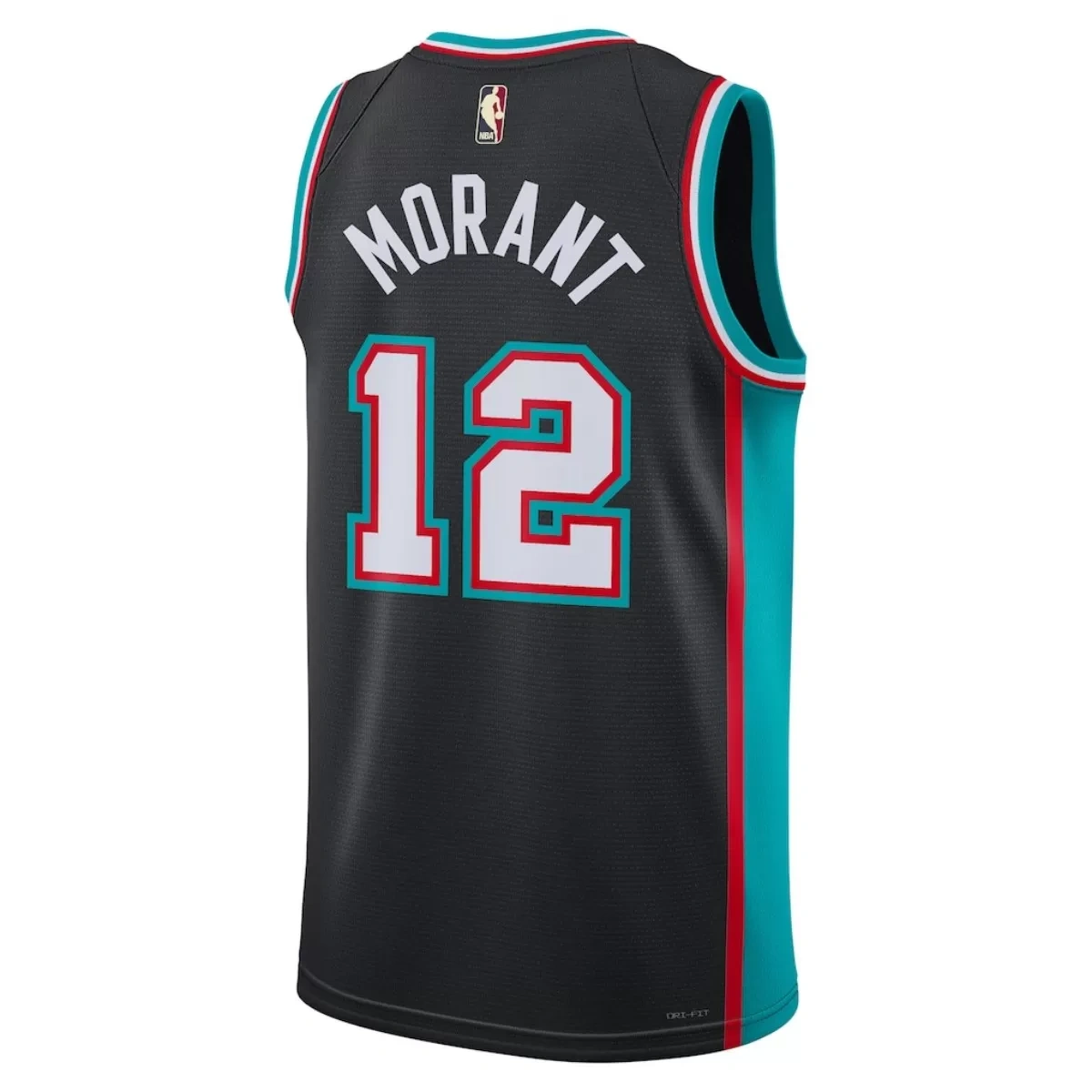 Memphis Grizzlies Grizzlies Ja Morant #12 Black Swingman Jersey - Classic Edition - Image 3
