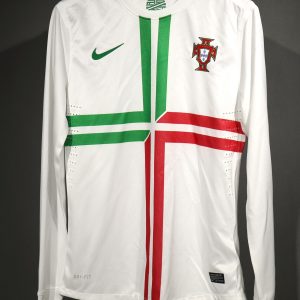 Portugal 2012 Euro Away Retro Jersey (Player Version, Long Sleeve)