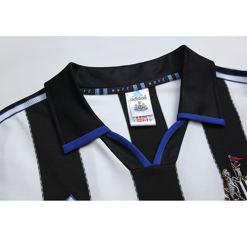 Newcastle United 1999/00 Home Retro Jersey (Long Sleeve) - Image 3