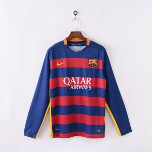 Barcelona 2015/16 Home Retro Jersey (Long Sleeve)
