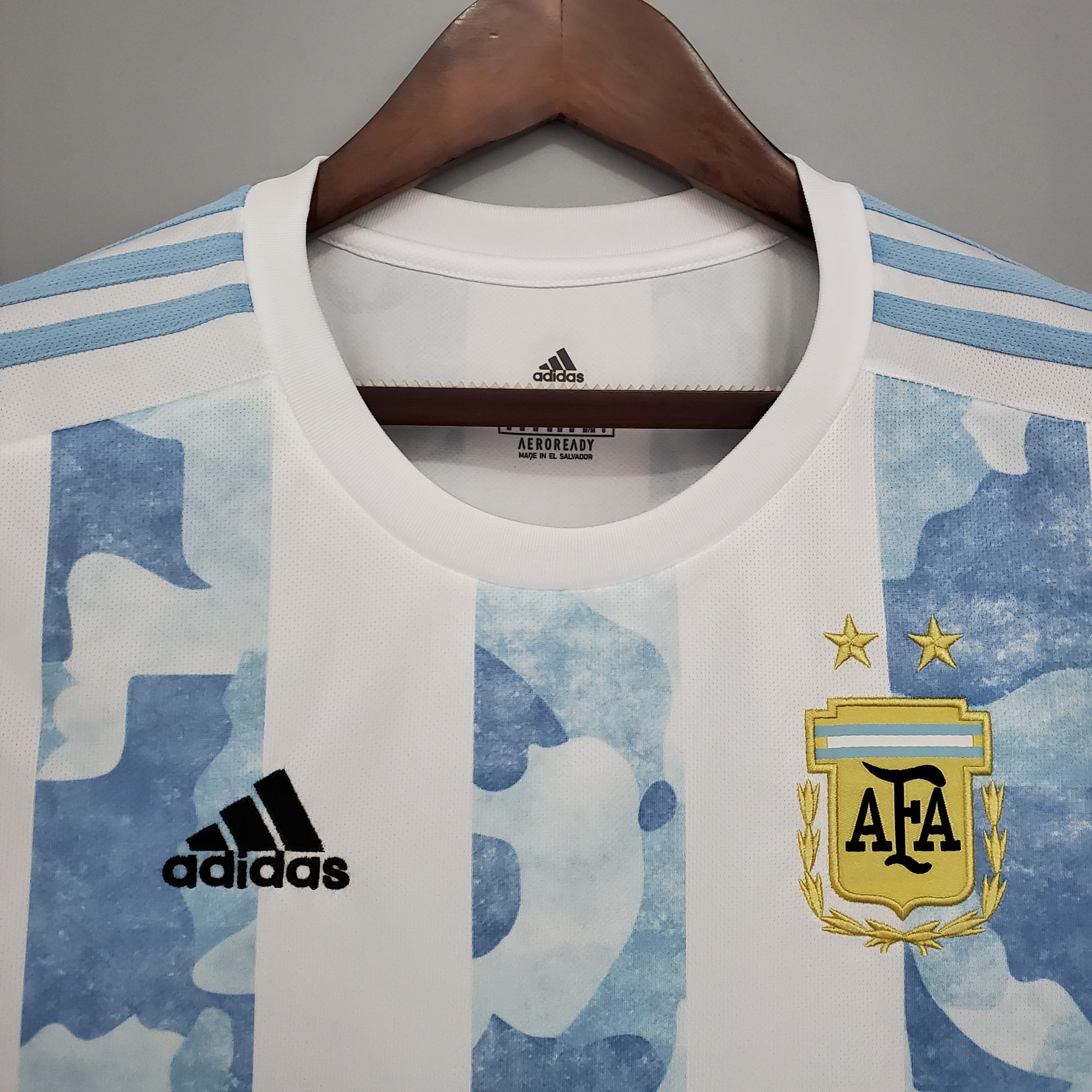 Argentina 2021 Home Retro Jersey (Fan Version) - Image 5
