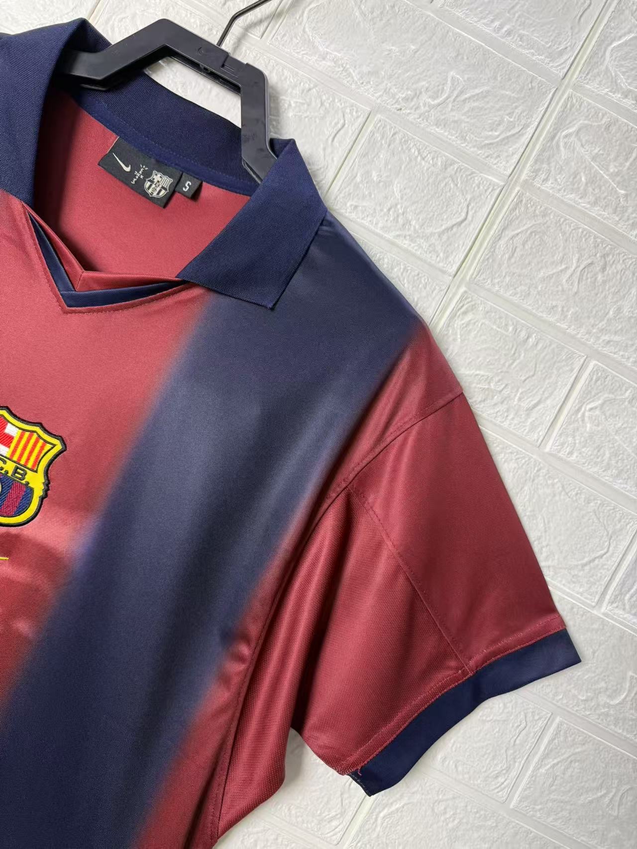 2000/01 Barcelona ✖ TRAVIS SCOTT Special Retro Jersey (Commercial Edition #2) Fan Version - Image 4
