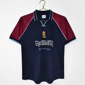 1999 West Ham United Home Iron Maiden Joint Edition Retro Jersey Fan Version