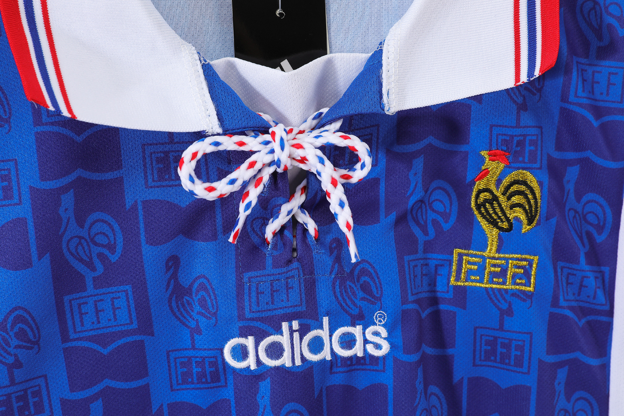 France 1996 Euro Home Retro Jersey - Image 5