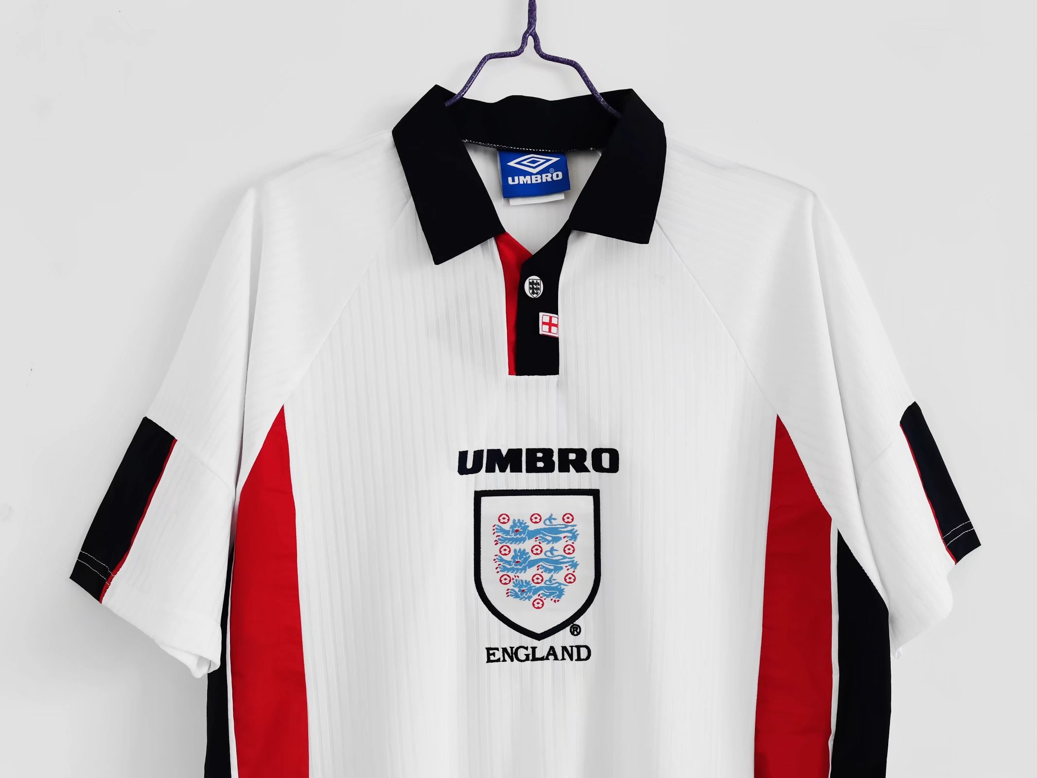 England 1998 World Cup Home Retro Jersey - Image 4