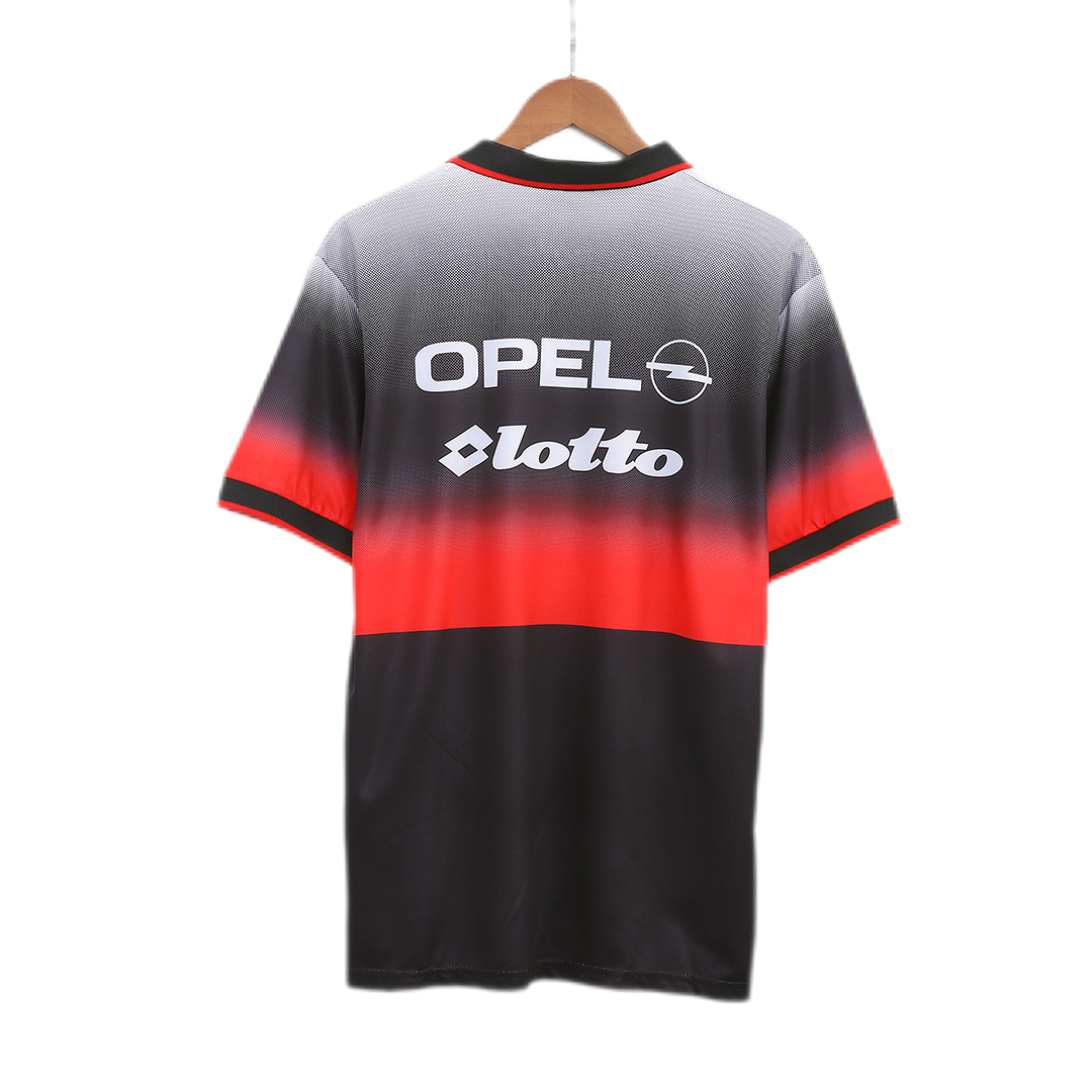 1995/96 AC Milan Retro Training Jersey Black Fan Version - Image 2