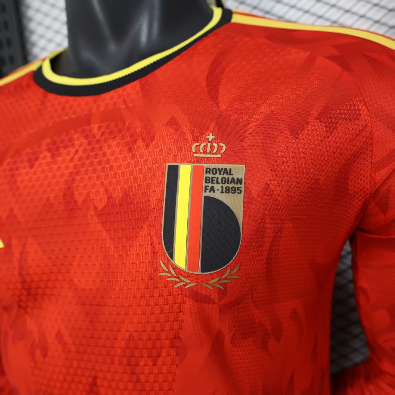Belgium 2026 World Cup Home Jersey (Player Version, Long Sleeve) - Image 4