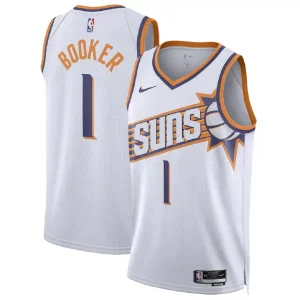 Phoenix Suns Devin Booker #1 White Swingman Jersey - Association Edition