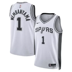 San Antonio Spurs Victor Wembanyama #1 White Swingman Jersey - Association Edition