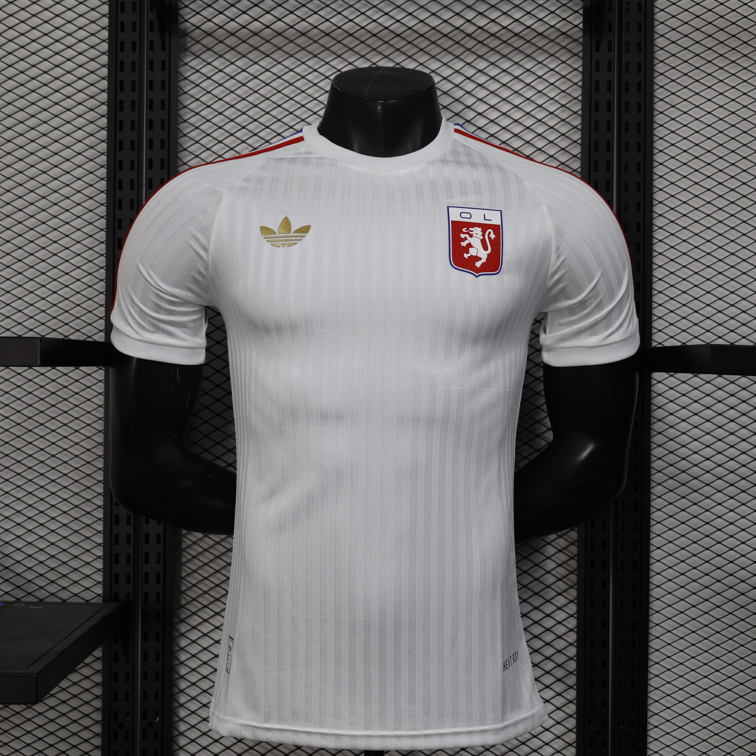 2025/26 Olympique Lyonnais Men's 75 Years T-Shirt Player Version