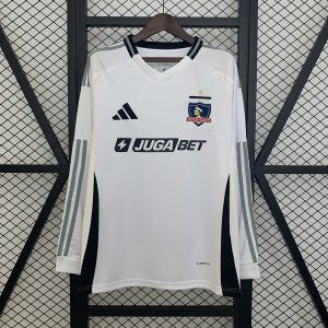 2025/26 Colo Colo Home Jersey Fan Version Long Sleeve